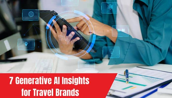 Travel Brands using generative AI technology for smart tourism marketing, customer personalization, automated travel planning, digital booking experiences, and AI-powered hospitality solutions in the modern travel industry.