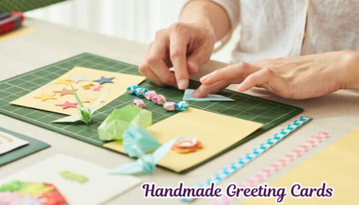 Handmade Greeting Cards - Food Fun Trip - FoodFunTrip LWMFCrafts handmade greeting card project showing creative DIY card making with colorful paper materials, decorative elements, and easy crafting techniques for personalized gifts and family-friendly activities.