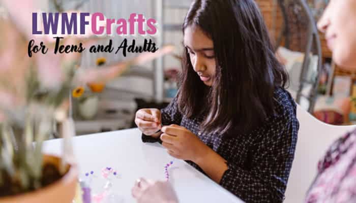 LWMFCrafts for Teens and Adults - Food Fun Trip - FoodFunTrip LWMFCrafts creative activities for teens and adults featuring a young creator making handmade DIY crafts with colorful materials, encouraging creativity, self-expression, and relaxing artistic projects for all skill levels.